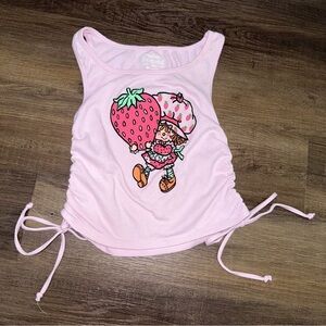 NWOT *minor flaw* Target Strawberry Shortcake Light Pink Crop Top